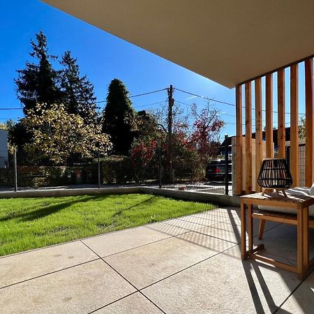 Modern Studio Gardenia_Gartenwohnung Alte Donau 비엔나 외부 사진