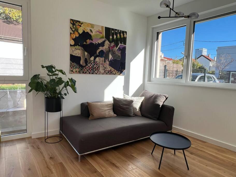 Modern Studio Gardenia_Gartenwohnung Alte Donau 비엔나 외부 사진