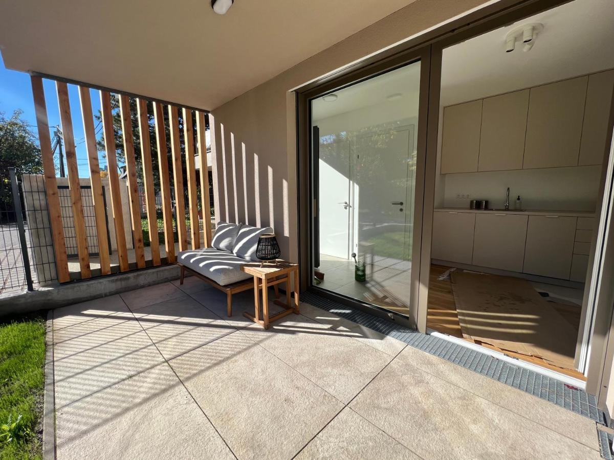 Modern Studio Gardenia_Gartenwohnung Alte Donau 비엔나 외부 사진